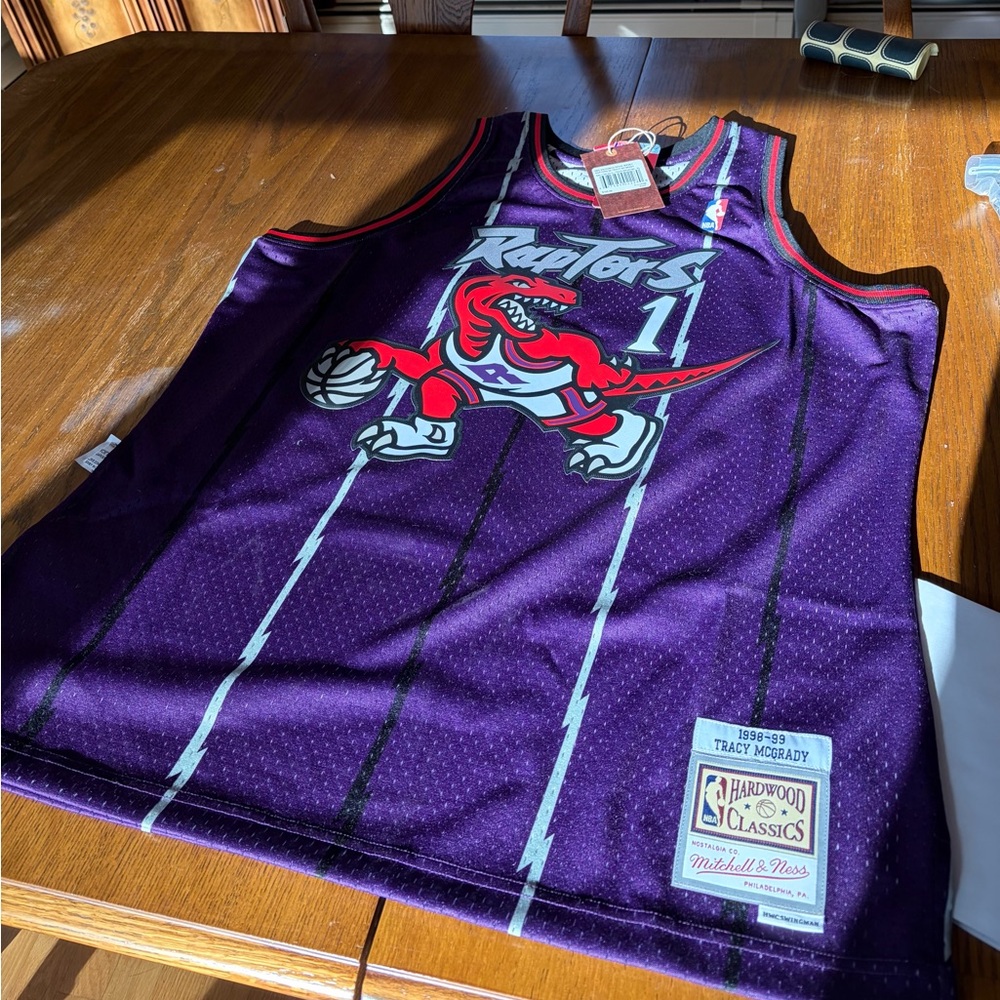 Mitchell & Ness Purple Raptors Jersey